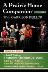 A Prairie Home Companion: Live in HD Movie Poster