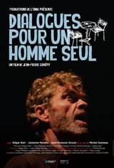 Dialogues pour un homme seul Movie Poster