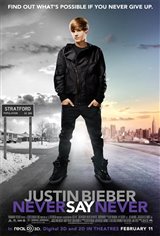 Justin Bieber: Never Say Never Movie Poster