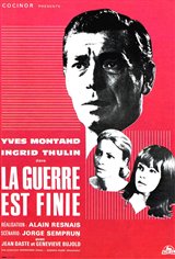 La Guerre est finie Movie Poster