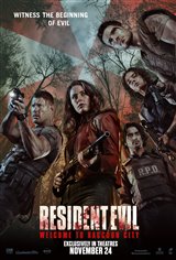 Resident Evil: Welcome to Raccoon City Movie Poster