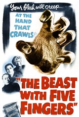 The Beast with Five Fingers Movie Poster