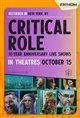 Critical Role Live: NYC Radio City Music Hall Movie Poster