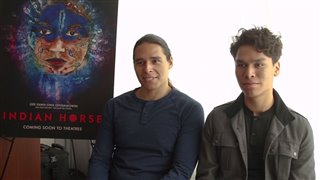 Ajuawak Kapeshesit & Forrest Goodluck Interview - Indian Horse