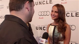 Exclusive: Alicia Vikander - The Man from U.N.C.L.E. Red Carpet