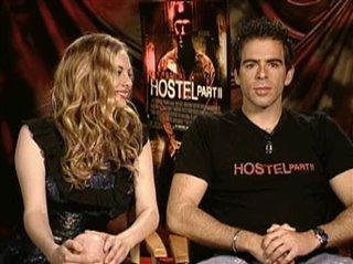 Bijou Phillips & Eli Roth (Hostel Part II)