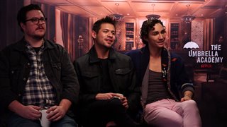 Cameron Britton, David Castañeda & Robert Sheehan talk 'The Umbrella Academy'