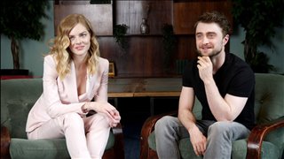 Daniel Radcliffe & Samara Weaving talk 'Guns Akimbo'