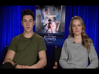 David Henrie & Bridgit Mendler (The Secret World of Arrietty)