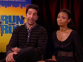 David Schwimmer & Thandie Newton (Run, Fat Boy, Run)