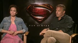 Diane Lane & Kevin Costner (Man of Steel) - Interview