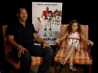 Dwayne "The Rock" Johnson & Madison Pettis (The Game Plan)