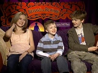 ELIZA BENNETT, SAM HONYWOOD & THOMAS SANGSTER (NANNY MCPHEE)