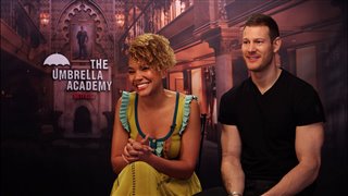 Emmy Raver-Lampman & Tom Hopper talk 'The Umbrella Academy'