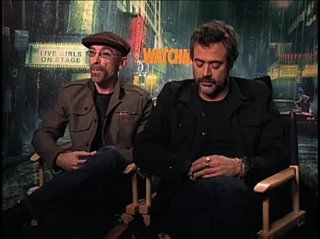 Jackie Earle Haley & Jeffrey Dean Morgan (Watchmen)