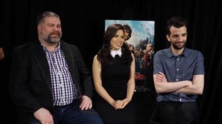 Jay Baruchel, America Ferrera & Dean DeBlois (How to Train Your Dragon 2)