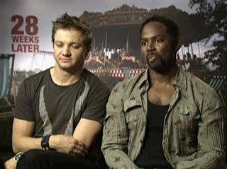 Jeremy Renner & Harold Perrineau, Jr. (28 Weeks Later) - Interview