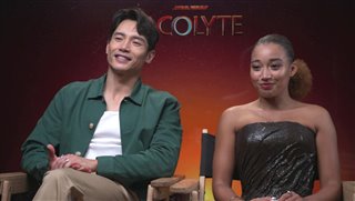 Manny Jacinto and Amandla Stenberg talk 'Star Wars: The Acolyte' - Interview