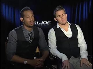 Marlon Wayans & Channing Tatum (G.I. JOE: The Rise of Cobra)