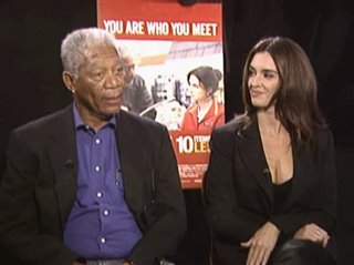 MORGAN FREEMAN & PAZ VEGA (10 ITEMS OR LESS) - Interview