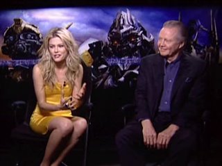 Rachael Taylor & Jon Voight (Transformers)