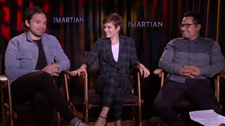 Sebastian Stan, Kate Mara & Michael Peña - The Martian - Interview