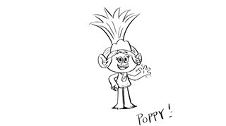 TROLLS WORLD TOUR - How to Draw Poppy