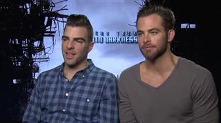 Zachary Quinto & Chris Pine (Star Trek Into Darkness)