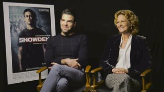 Zachary Quinto & Melissa Leo Interview - Snowden